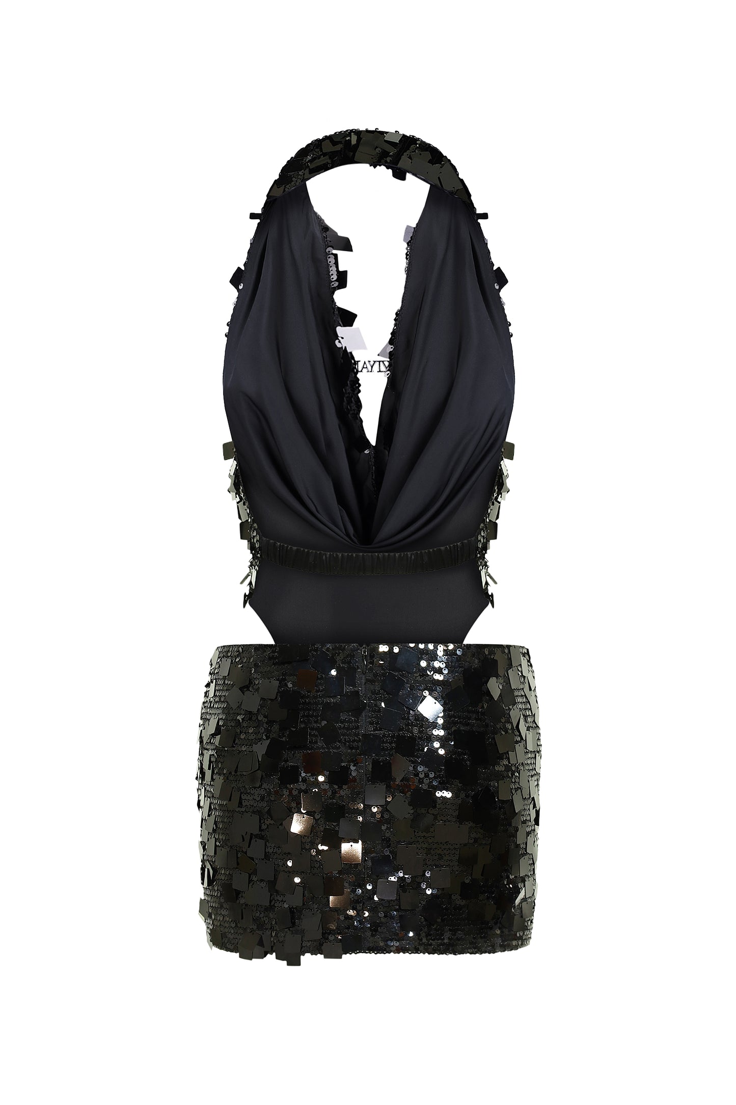 SEQUIN DRESS BLACK