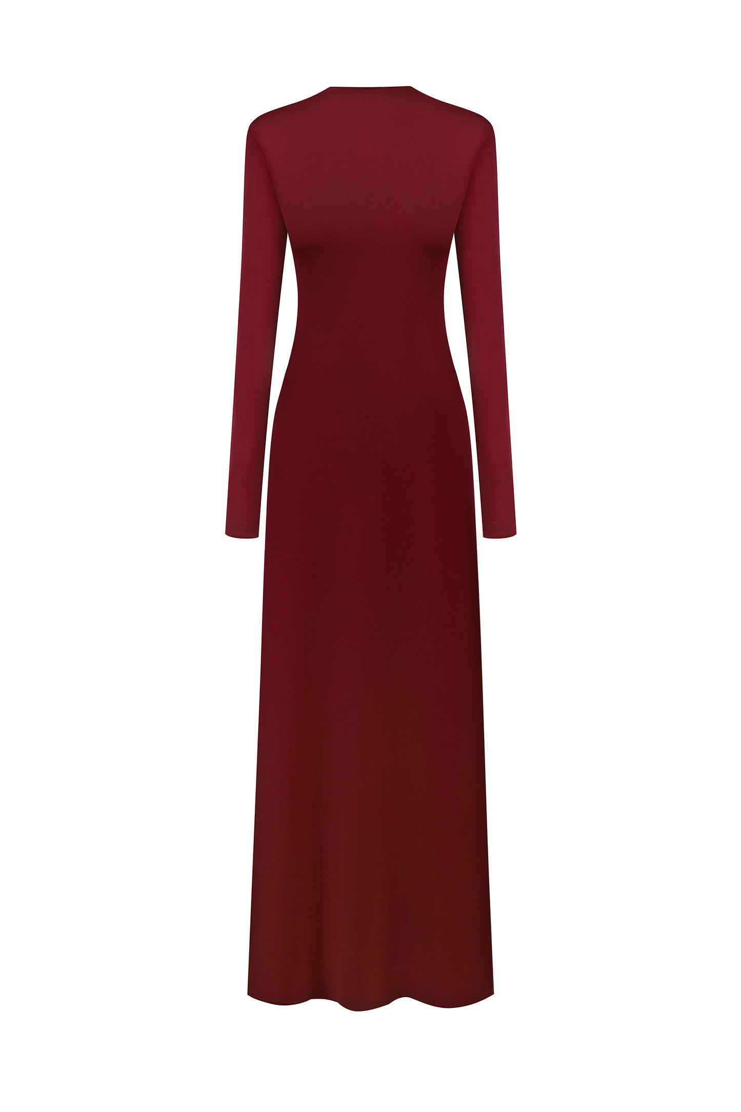 VONA DRESS BURGUNDI