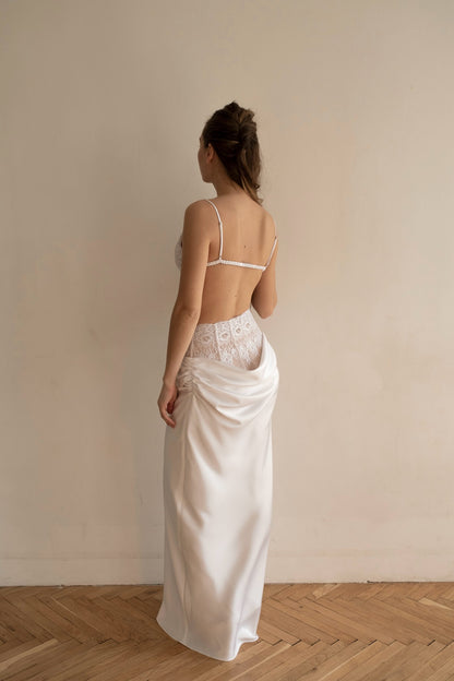 GAIA WHITE SKIRT
